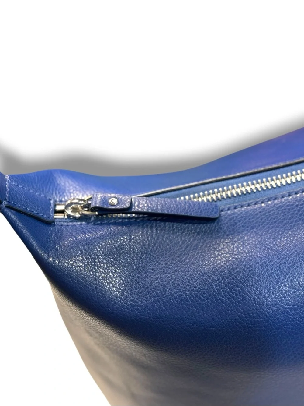 Kate Spade Greene Street Kaia River Blue Pebbled Leather Shoulder Bag Purse READ
